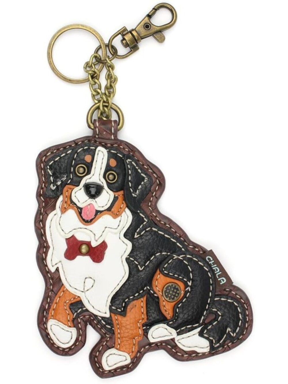 Decorative Dog Key Fob & Coin Purse - Cute Bernese Mountain Dog Accessory